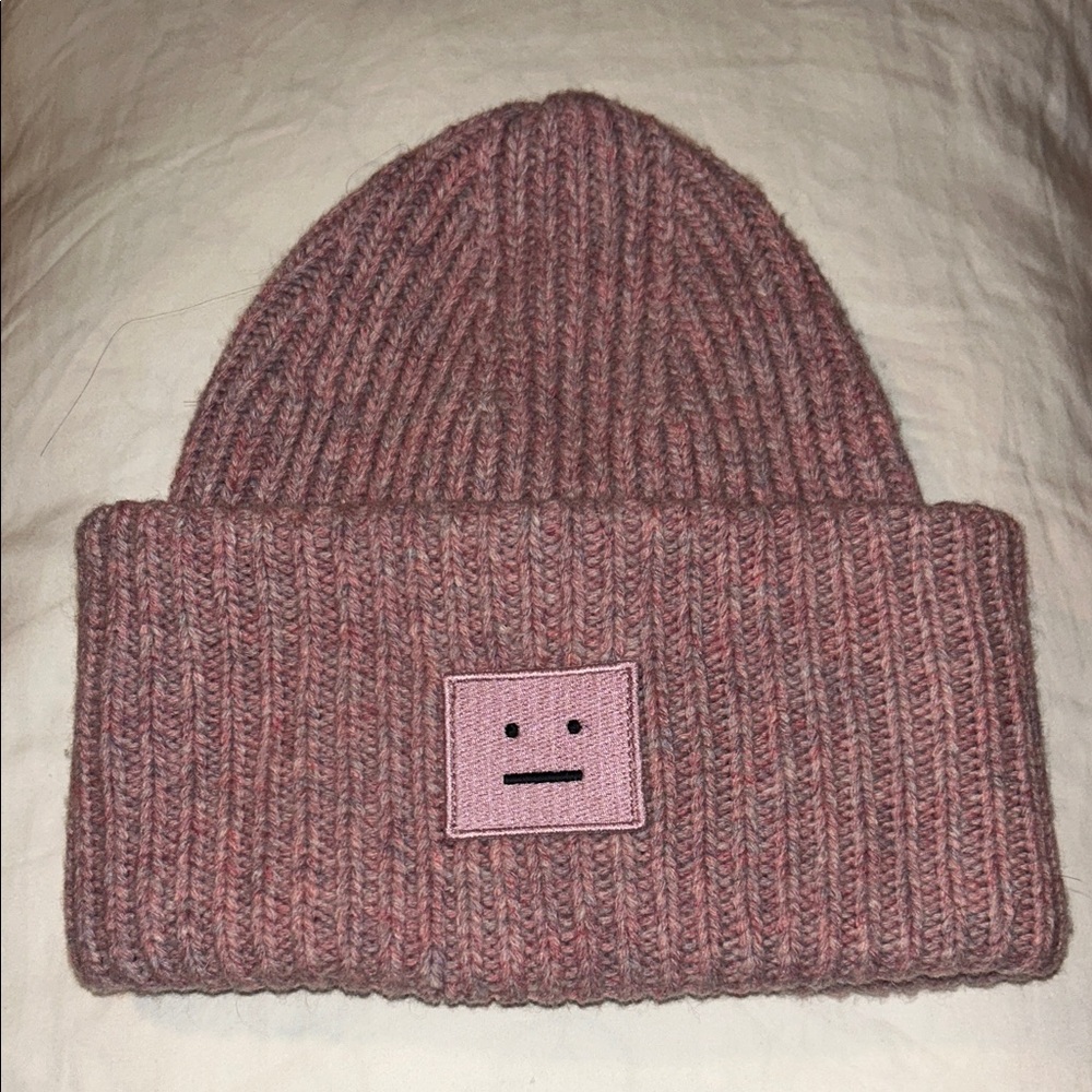 Acne Studios pink beanie